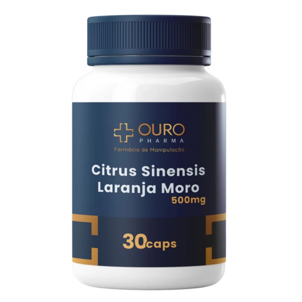 Citrus Sinensis 500mg (Laranja Moro) - 30, 60 ou 120 cápsulas