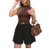 Conjunto De Regata E Shorts Casuais De Cor Sólida Digues