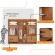 Guarda Roupa Casal Coliseu 100 Mdf 6 Portas e 6 Gavetas Moderna Mobília - Naturalle